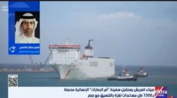 السفير سلطان الشامسي يؤكد دور ميناء العريش في تسهيل وصول المساعدات لغزة